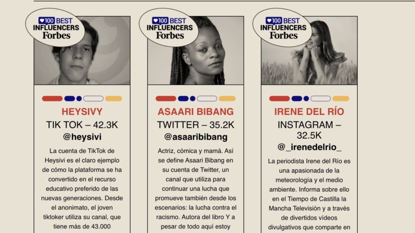 Los 100 ‘influencers’ que llevarán tu marca a otro nivel